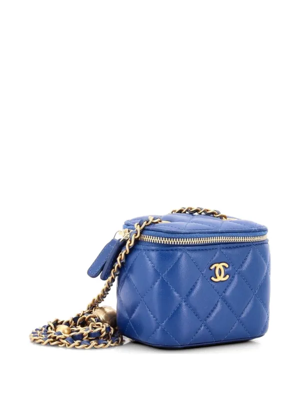 CHANEL Pre-Owned パール クラッシュ バニティケース ウィズ チェーン