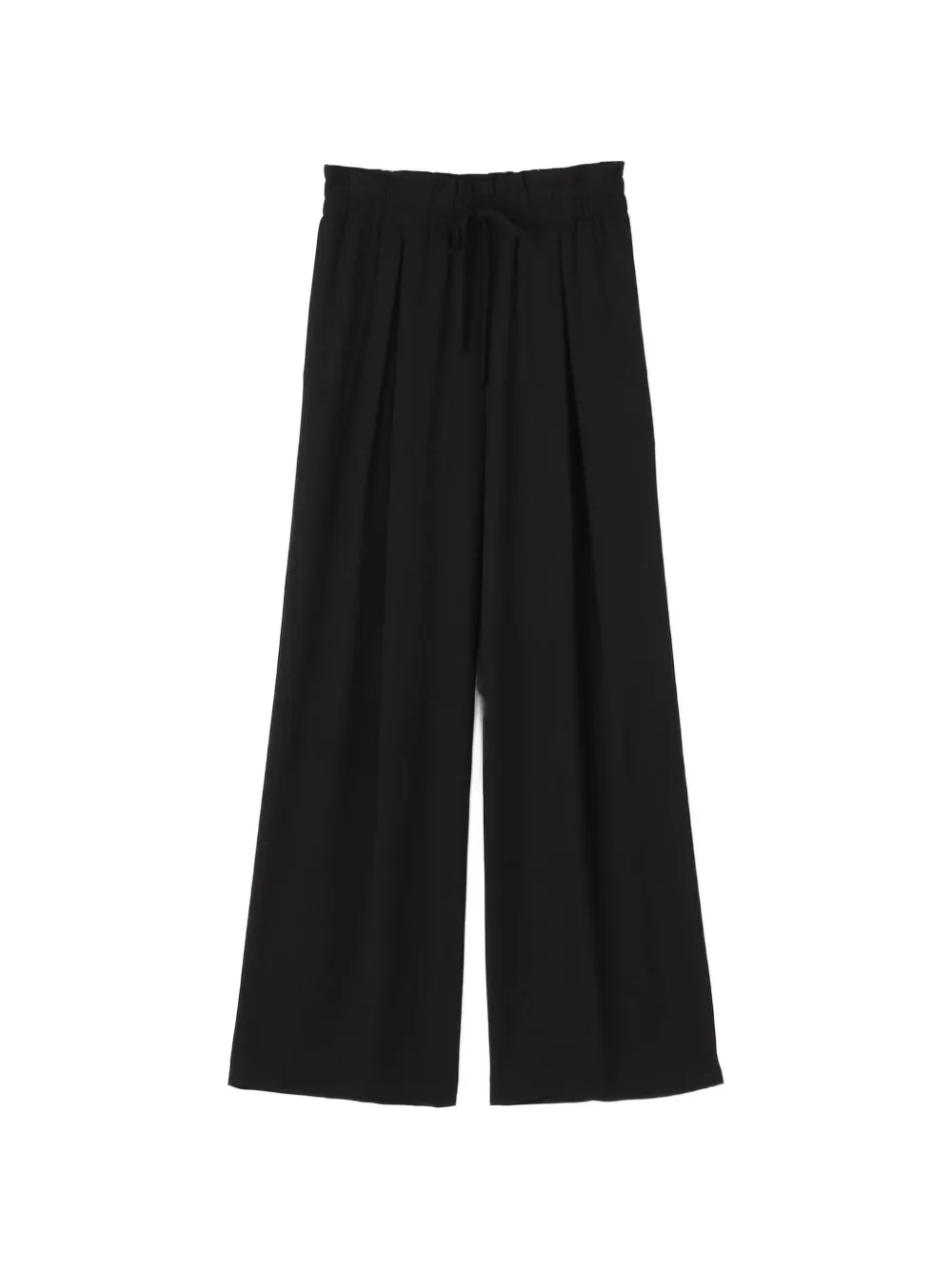 James Perse soft-matte pleated trousers - Nero