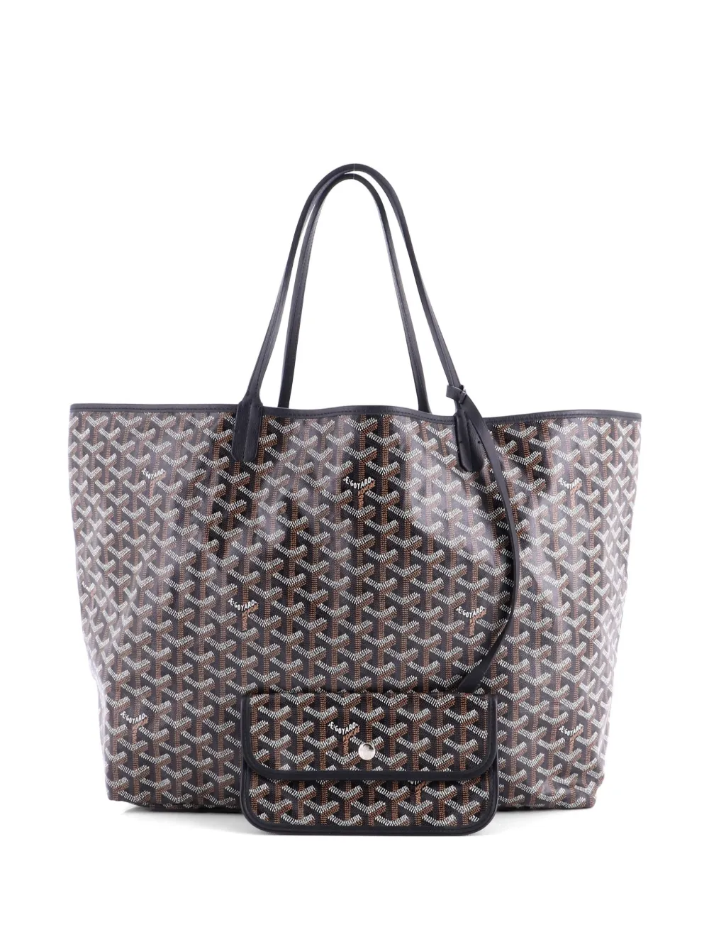 Goyard Pre-Owned Saint Louis Coated Canvas GM tote bag - Nero