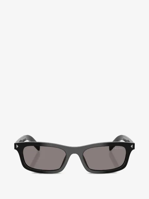 Prada Eyewear stripe-detail rectangle-frame sunglasses