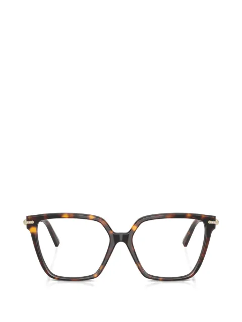 Tiffany & Co. square-frame rhinestone-embellished glasses