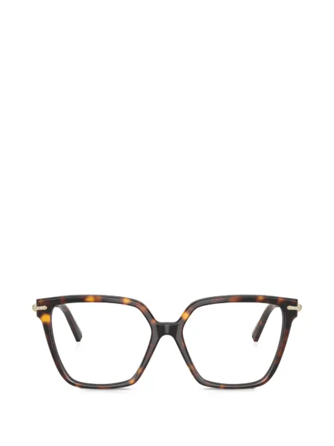 Tiffany & Co. square-frame rhinestone-embellished glasses