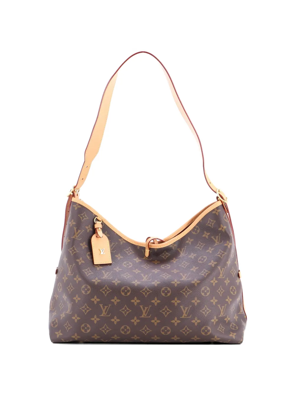 Louis Vuitton Pre-Owned CarryAll Monogram Canvas MM hobo bag - Brown