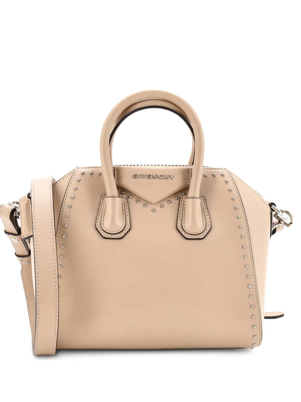 Givenchy Pre-Owned Antigona Bag Studded Leather Mini satchel - Toni neutri