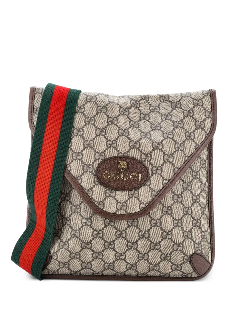 Gucci Pre-Owned Neo Vintage Envelope Messenger GG Coated Canvas Medium crossbody bag - Marrone