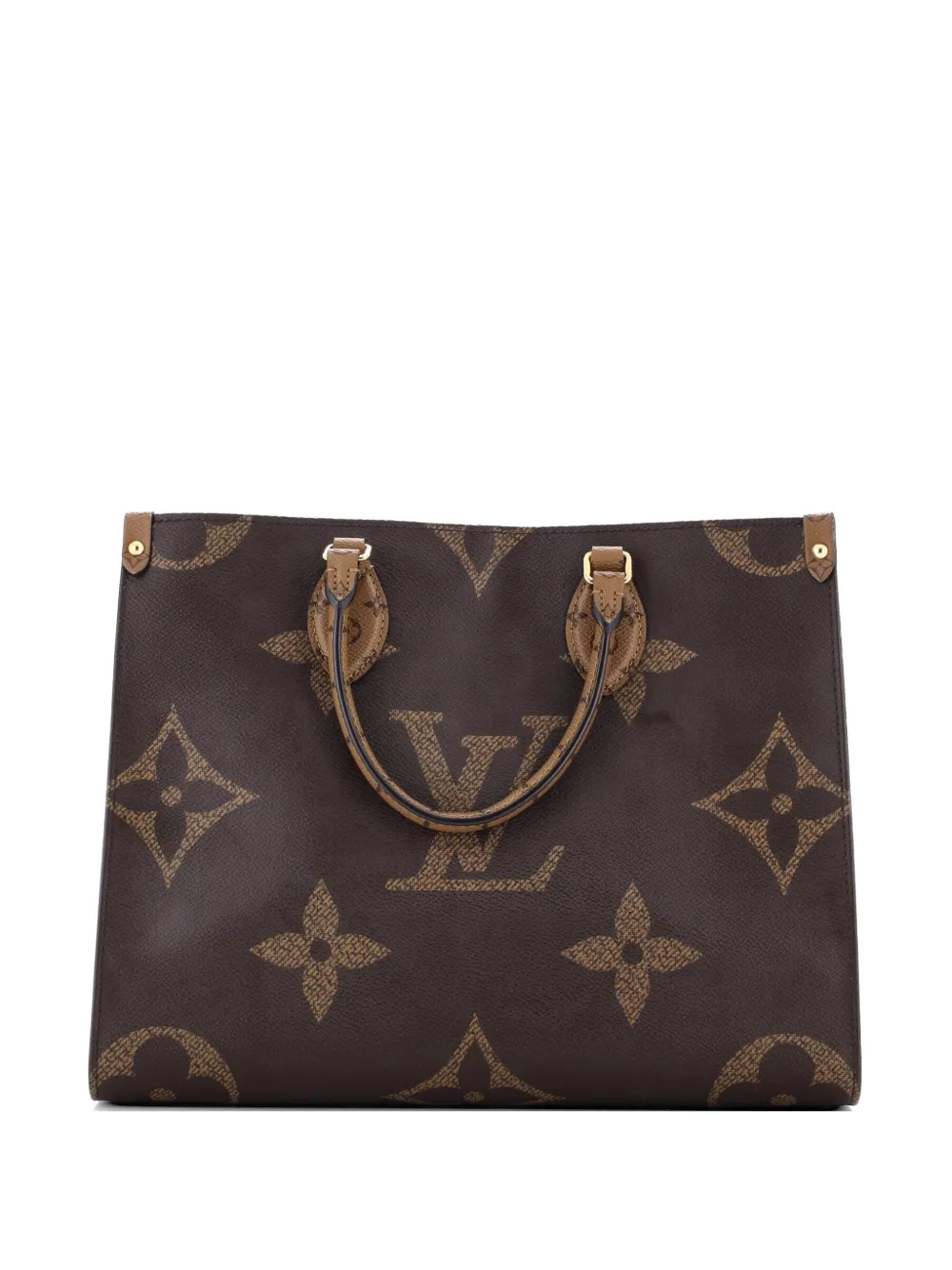 Louis Vuitton Pre-Owned Borsa tote OnTheGo Reverse Monogram Giant MM - Marrone