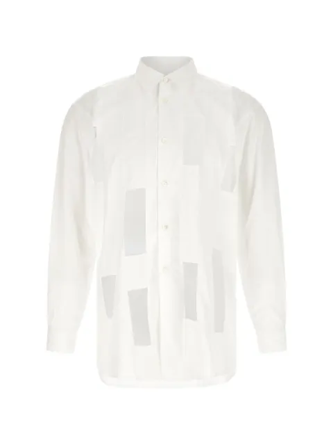 Comme des Garçons Homme Plus geometric cut-out shirt