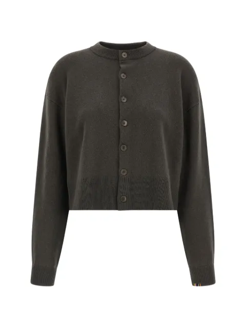 extreme cashmere Nº170 buttoned crew-neck cardigan