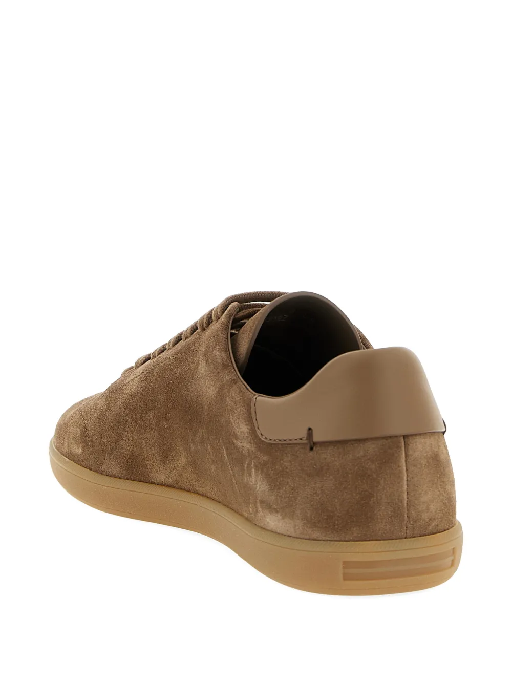 Zegna 232 suède leren sneakers Bruin