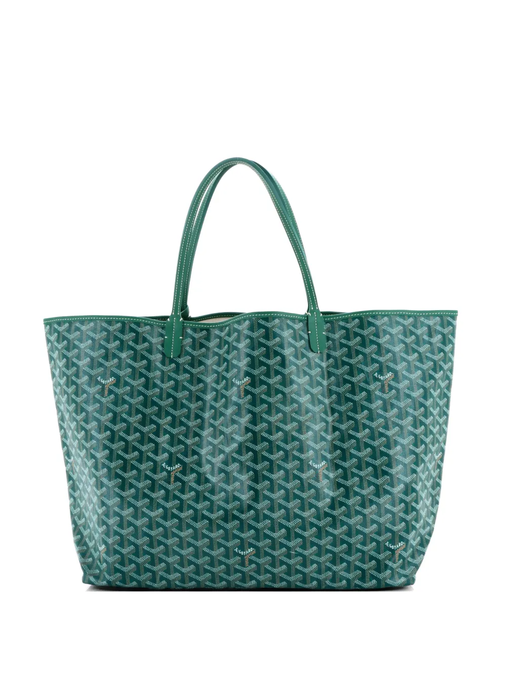 Goyard Pre-Owned Borsa tote Saint Louis GM in tela cerata - Verde
