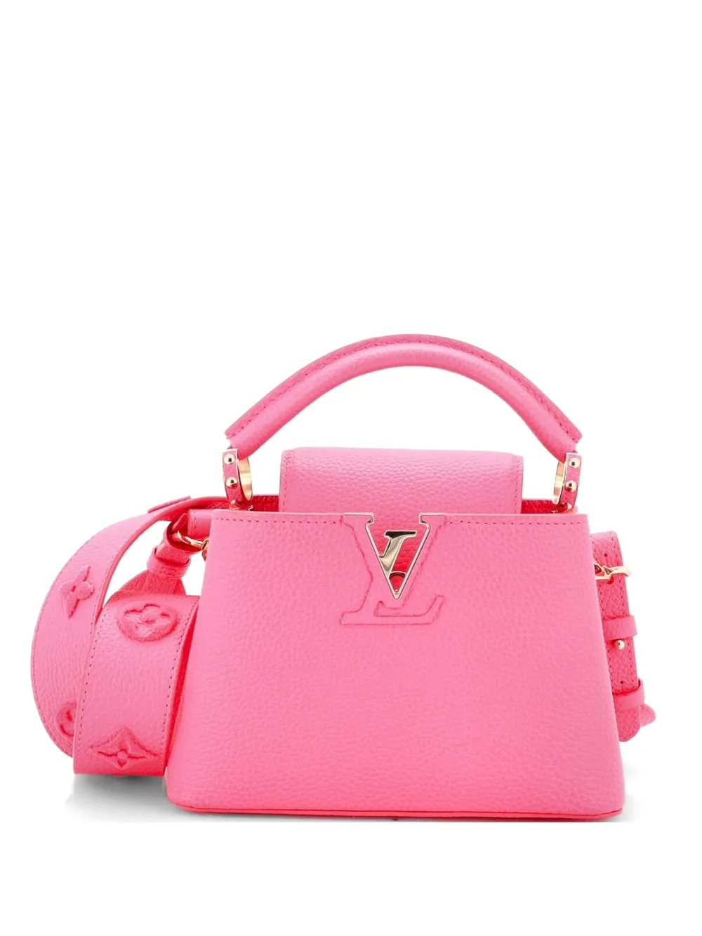 Louis Vuitton Pre-Owned Capucines Bag Leather Mini satchel - Rosa