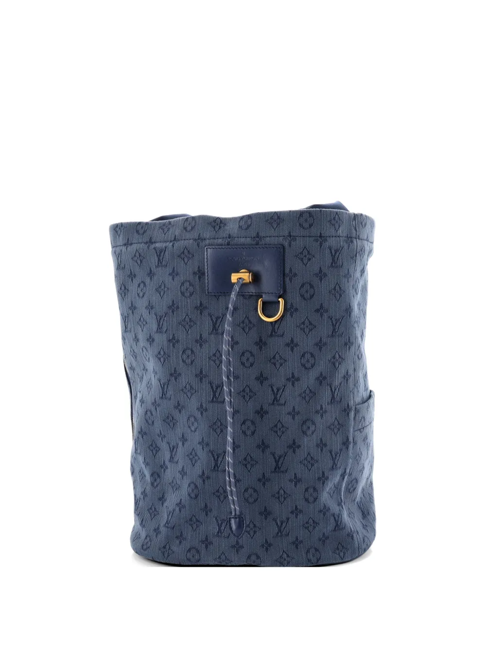 Louis Vuitton Pre-Owned Chalk Monogram Denim backpack - Blu