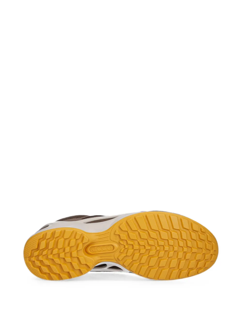 ECCO Biom Energi perforated leather sneakers Bruin