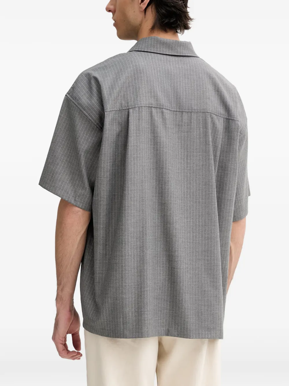 American Vintage Yroway poloshirt met korte mouwen Grijs