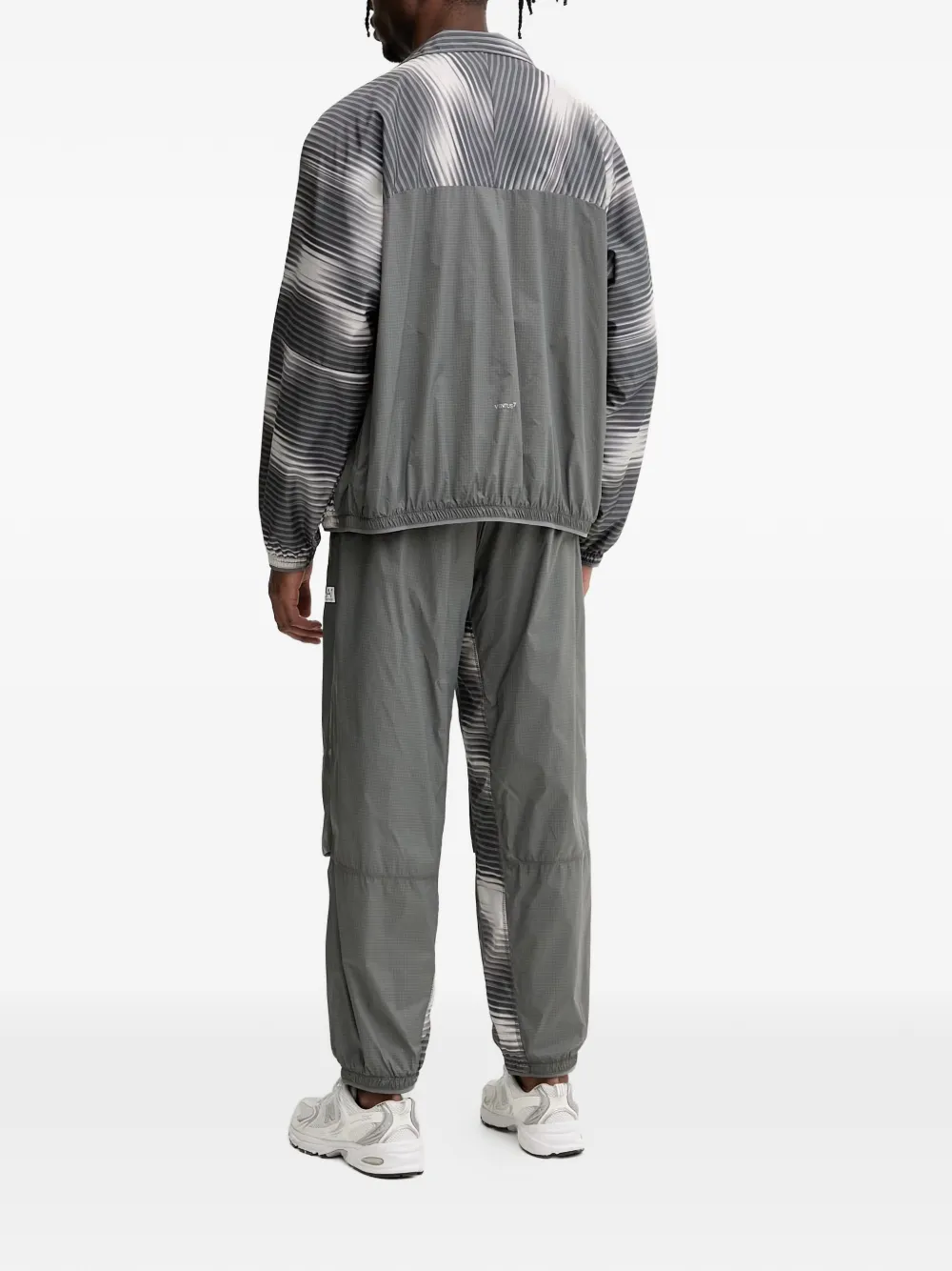 Ea7 Emporio Armani Jack met kleurverloop en vlakken Grijs