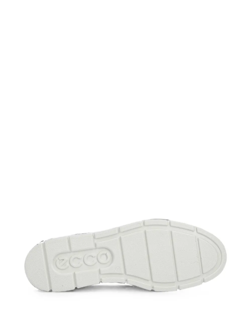 ECCO lace-up leather sneakers Beige