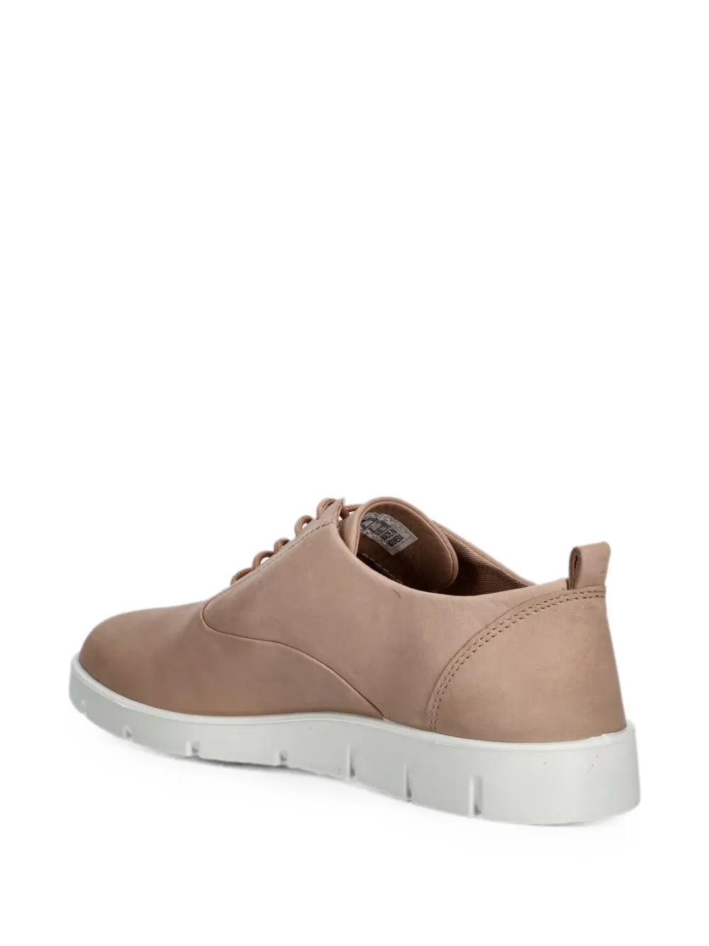 ECCO lace-up leather sneakers Beige