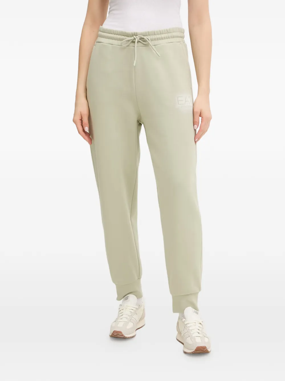 Ea7 Emporio Armani Trainingsbroek met logoprint Groen