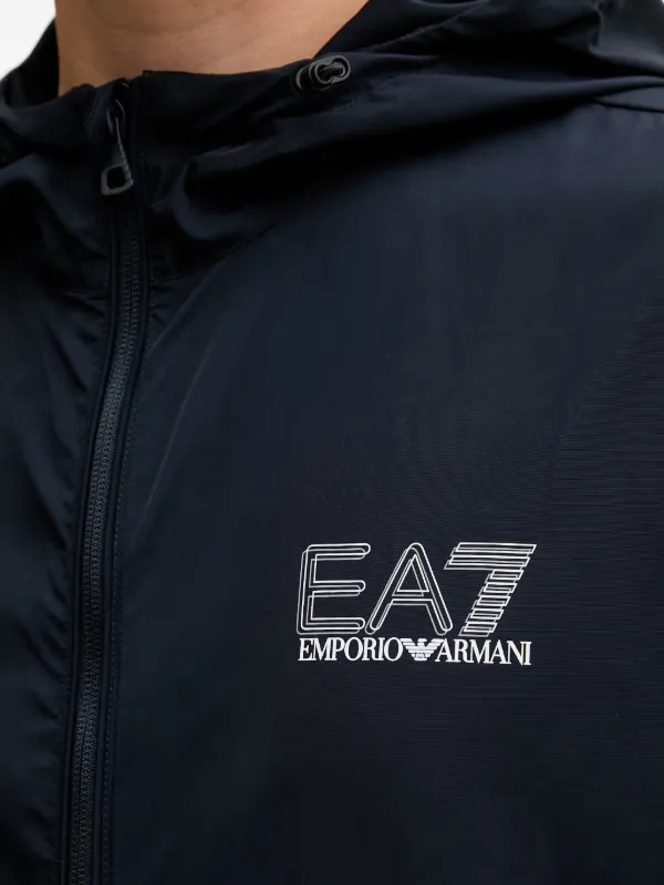 Ea7 Emporio Armani フーデッド ジャケット | ブルー | FARFETCH JP