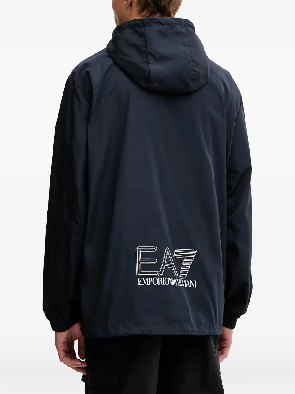 Ea7 Emporio Armani Jack met logoprint Blauw