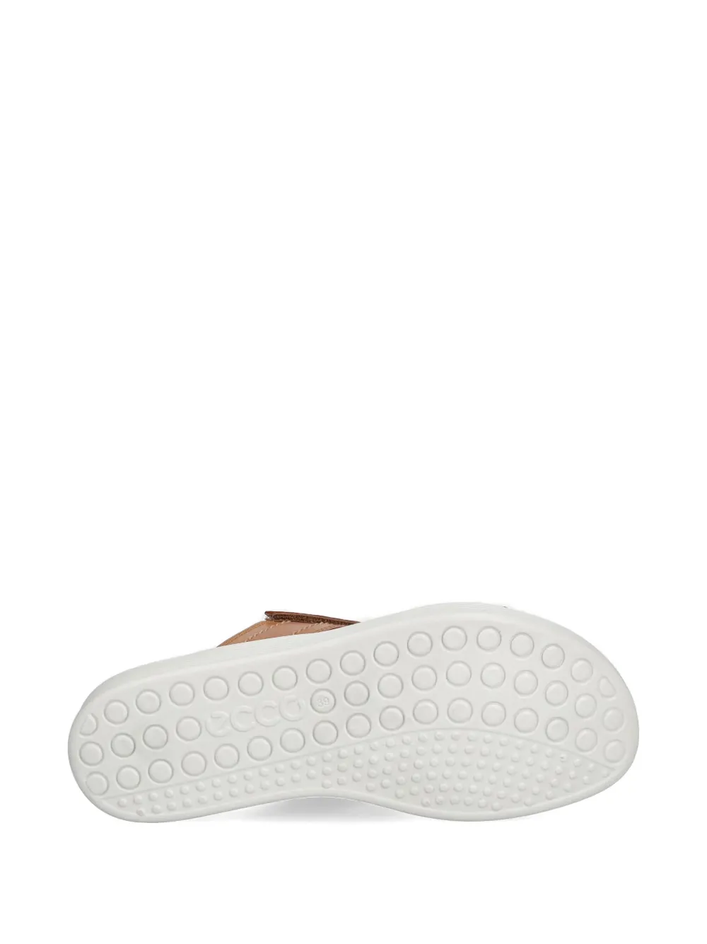 ECCO Soft Sandal touch-strap slides Bruin
