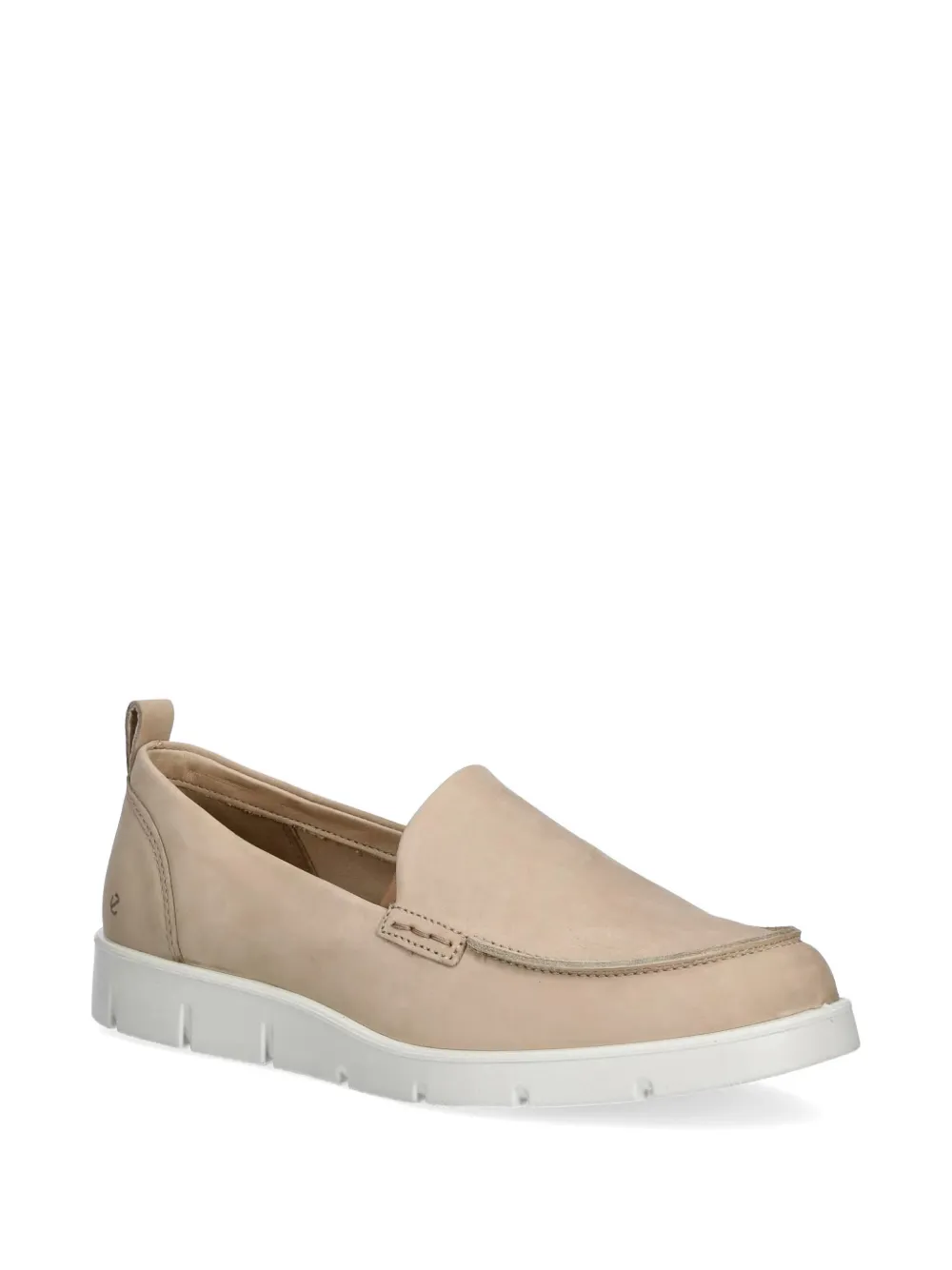 ECCO Bella slip-on leren loafers Beige