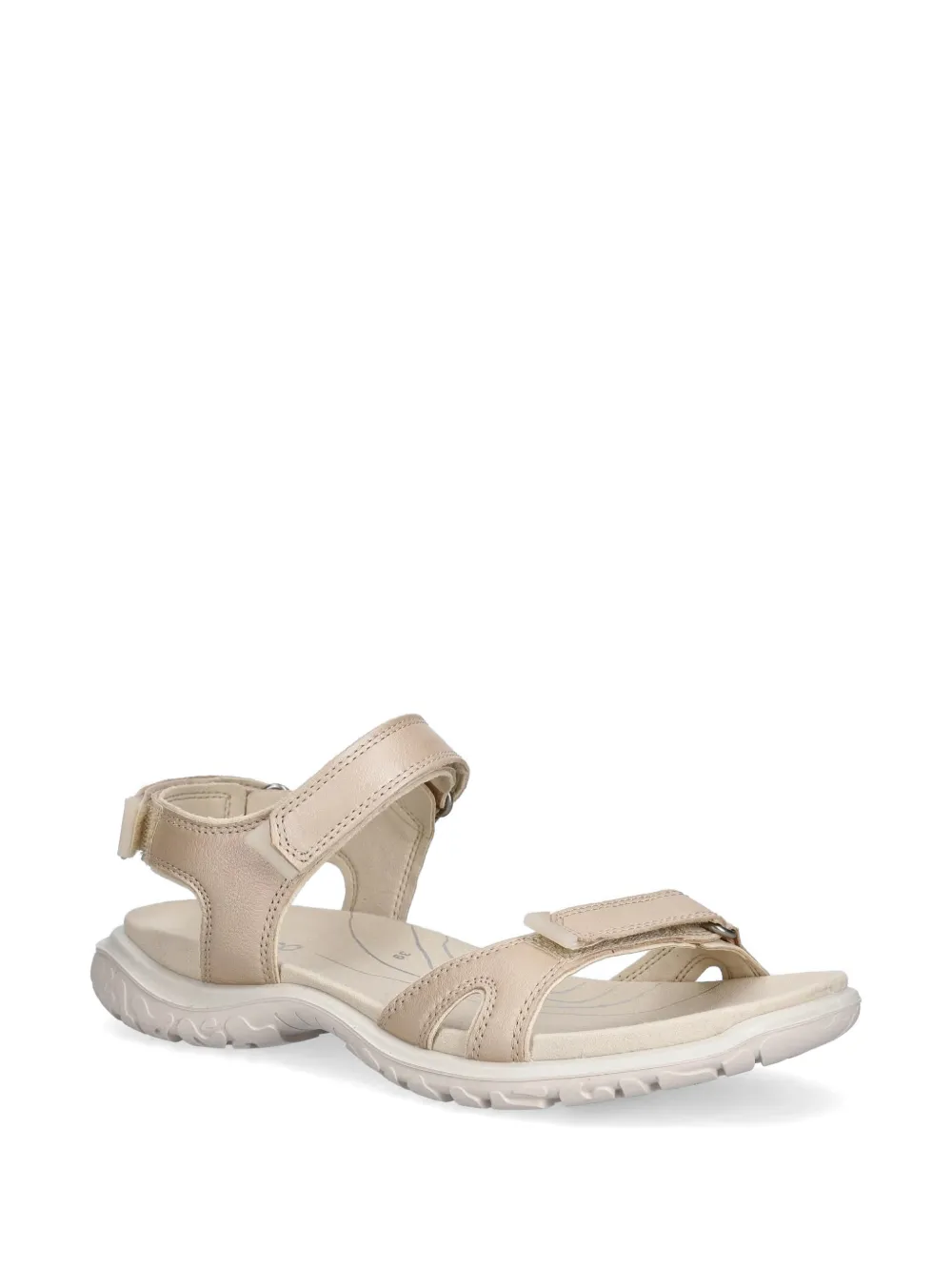 ECCO Offroad Roam touch-strap leather sandals Beige