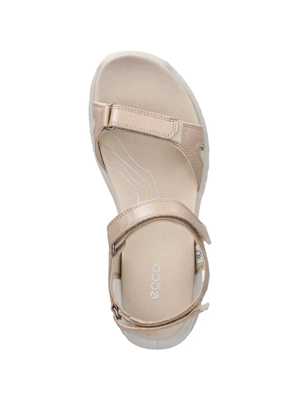 ECCO Offroad Roam touch-strap leather sandals Beige
