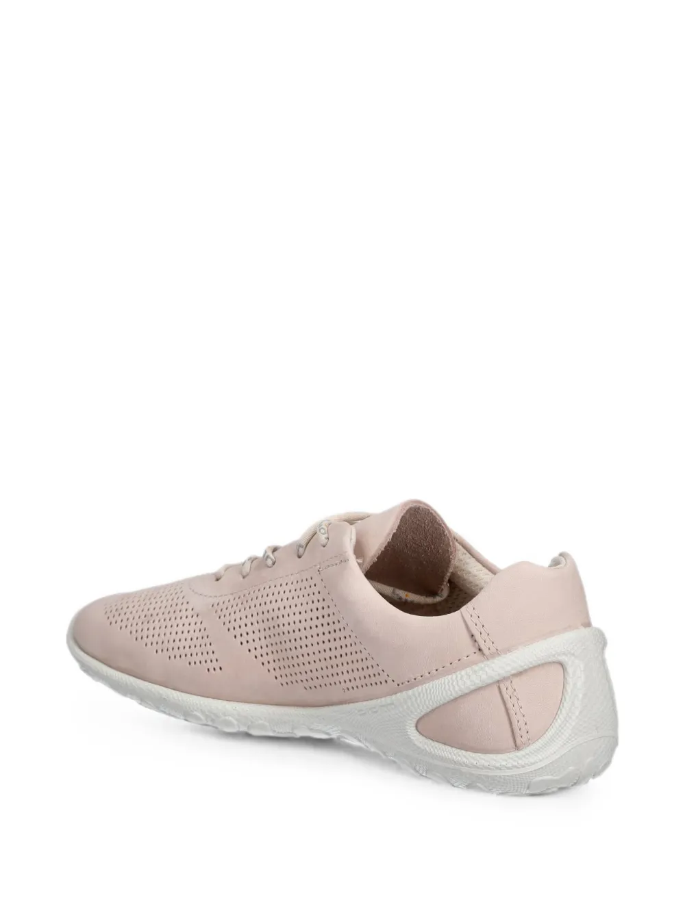 ECCO Biom Lite perforated leather sneakers Roze