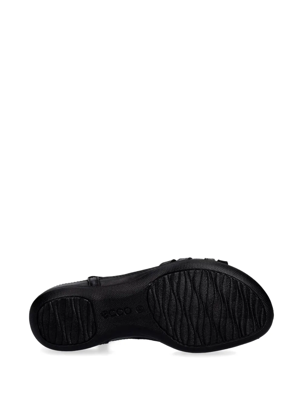 ECCO Flash multi-strap leather sandals Zwart