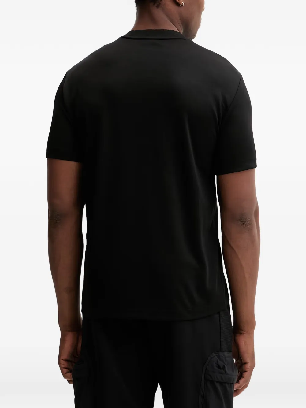 Ea7 Emporio Armani T-shirt met logoprint met ronde hals Zwart