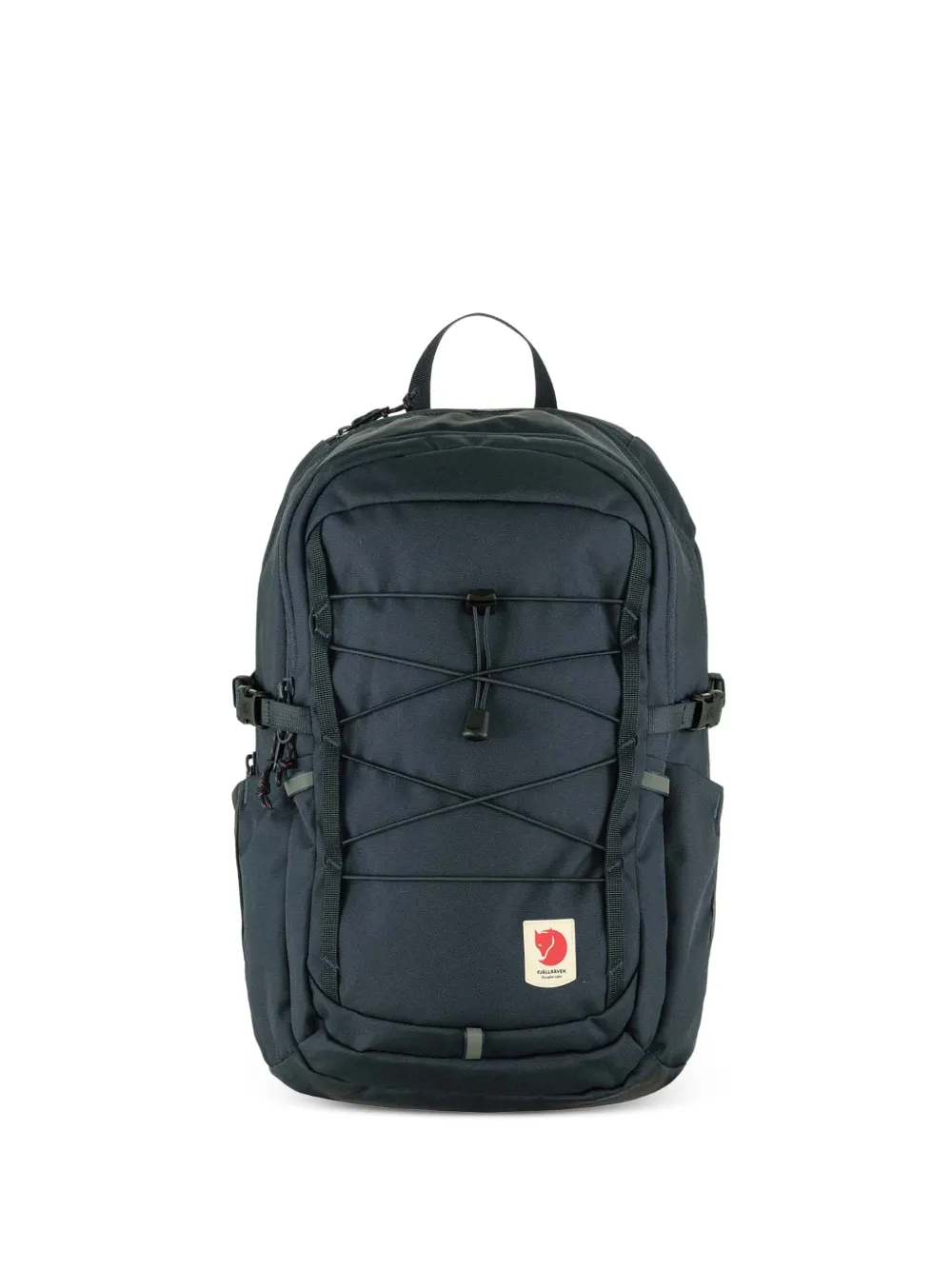 Fjällräven bungee-cord logo-patch backpack - Blu