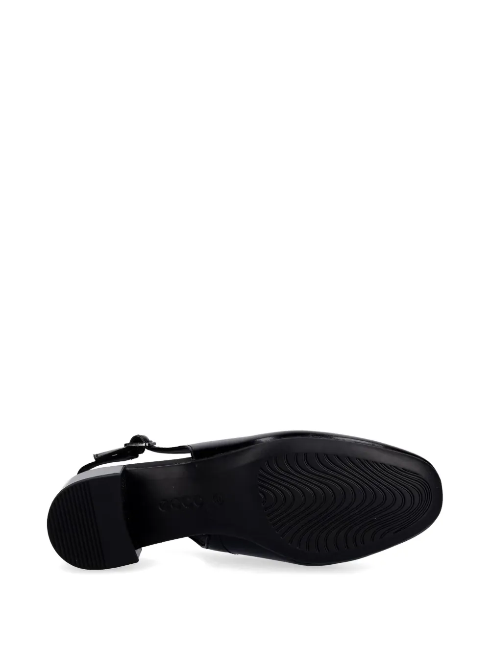 ECCO Liva 35 slingback block-heel pumps Zwart
