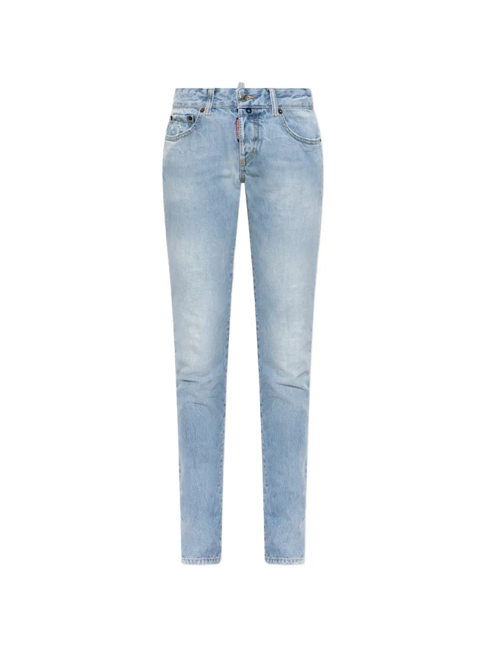 DSQUARED2 Super Skinny faded-effect jeans - Blu