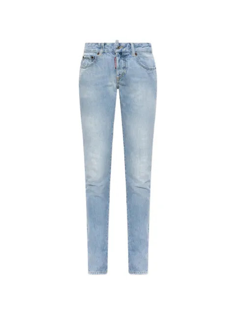 DSQUARED2  Super Skinny faded-effect jeans