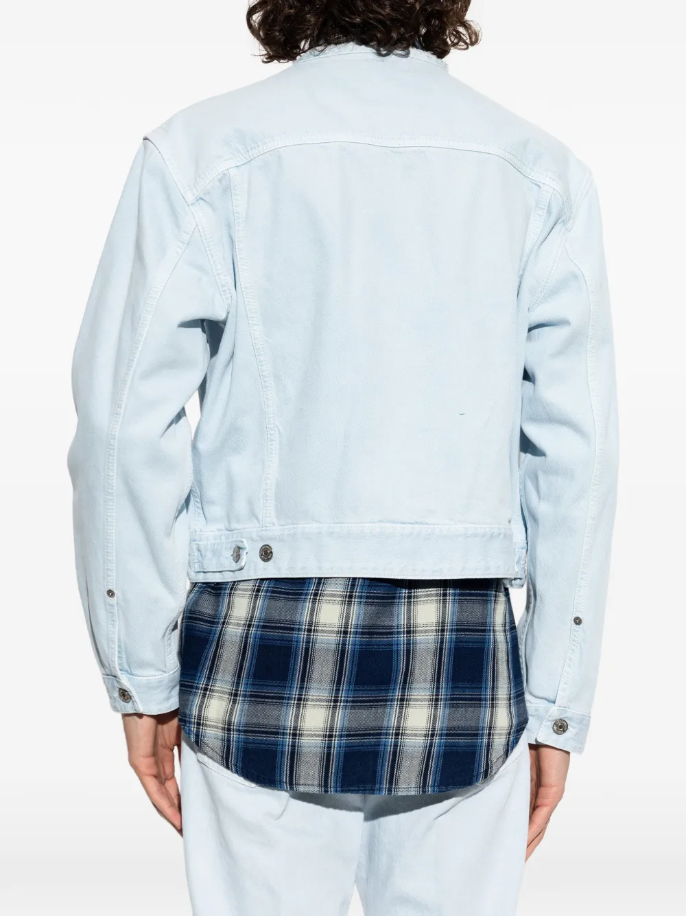 DSQUARED2 Jack met franje afwerking Blauw
