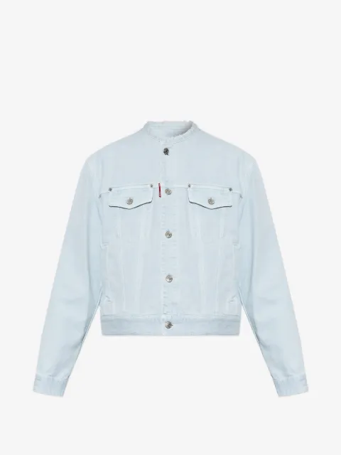 DSQUARED2 frayed-edge denim jacket