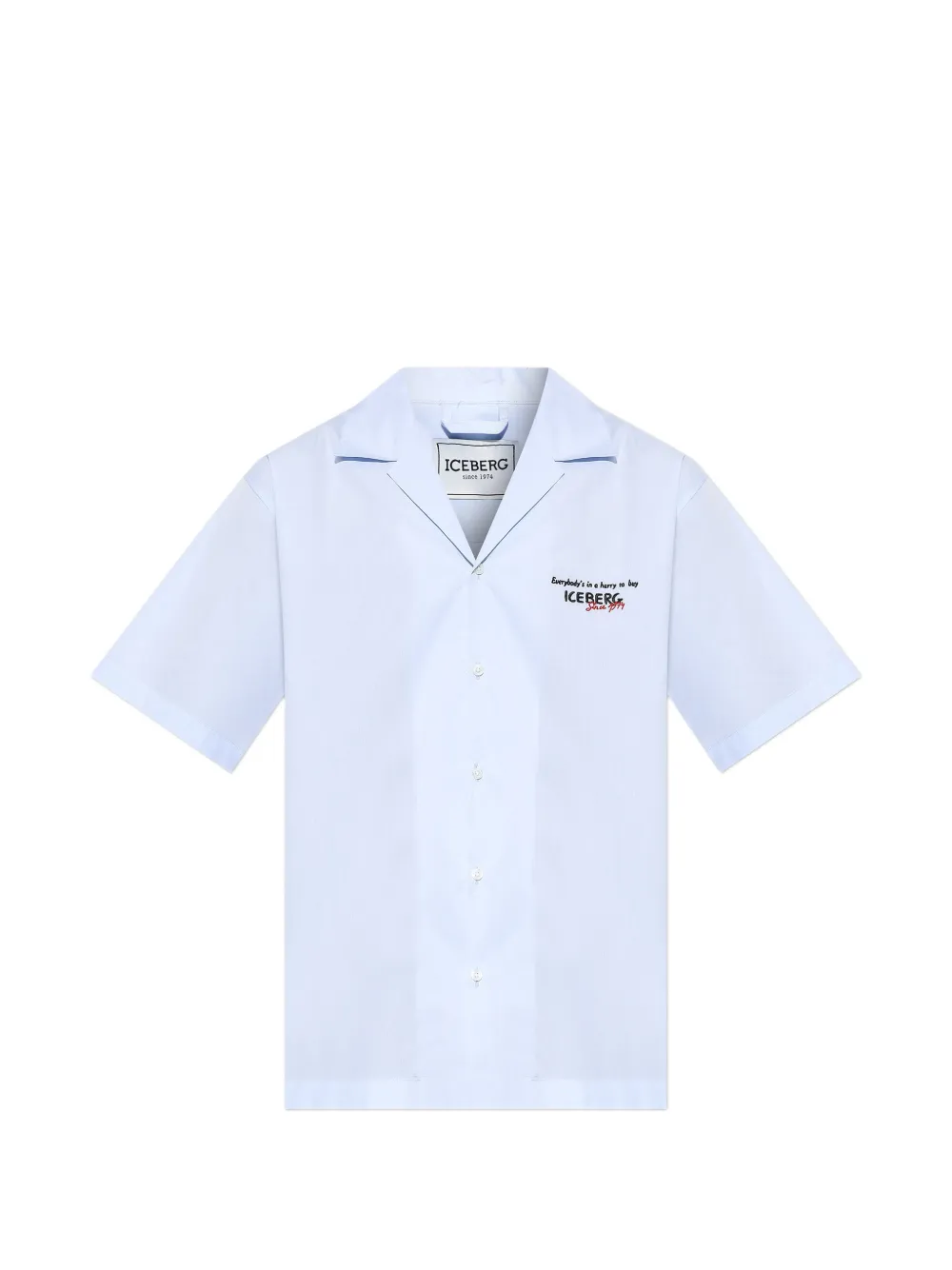 Iceberg x Peanuts cotton shirt - Blu