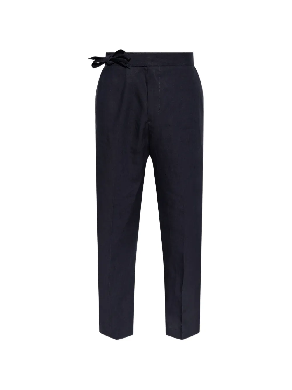 Paul Smith tie-waist linen trousers - Blu