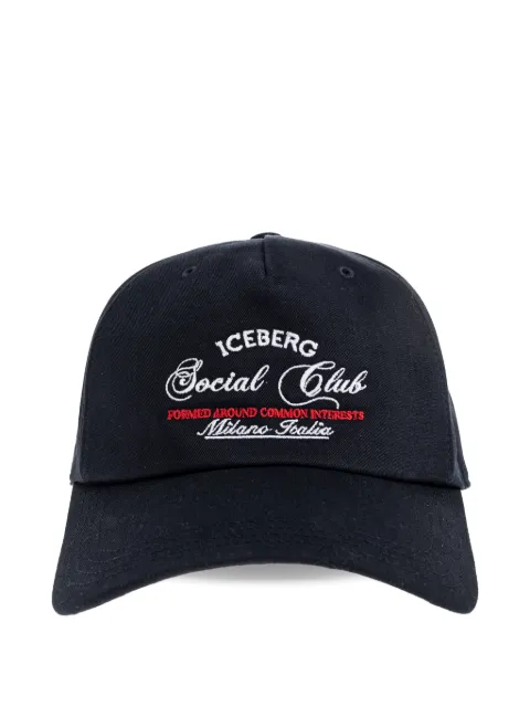 Iceberg embroidered-logo baseball cap