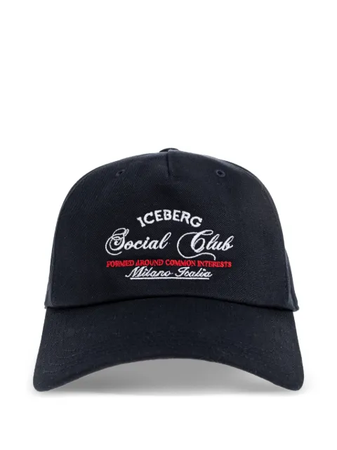 Iceberg embroidered-logo baseball cap