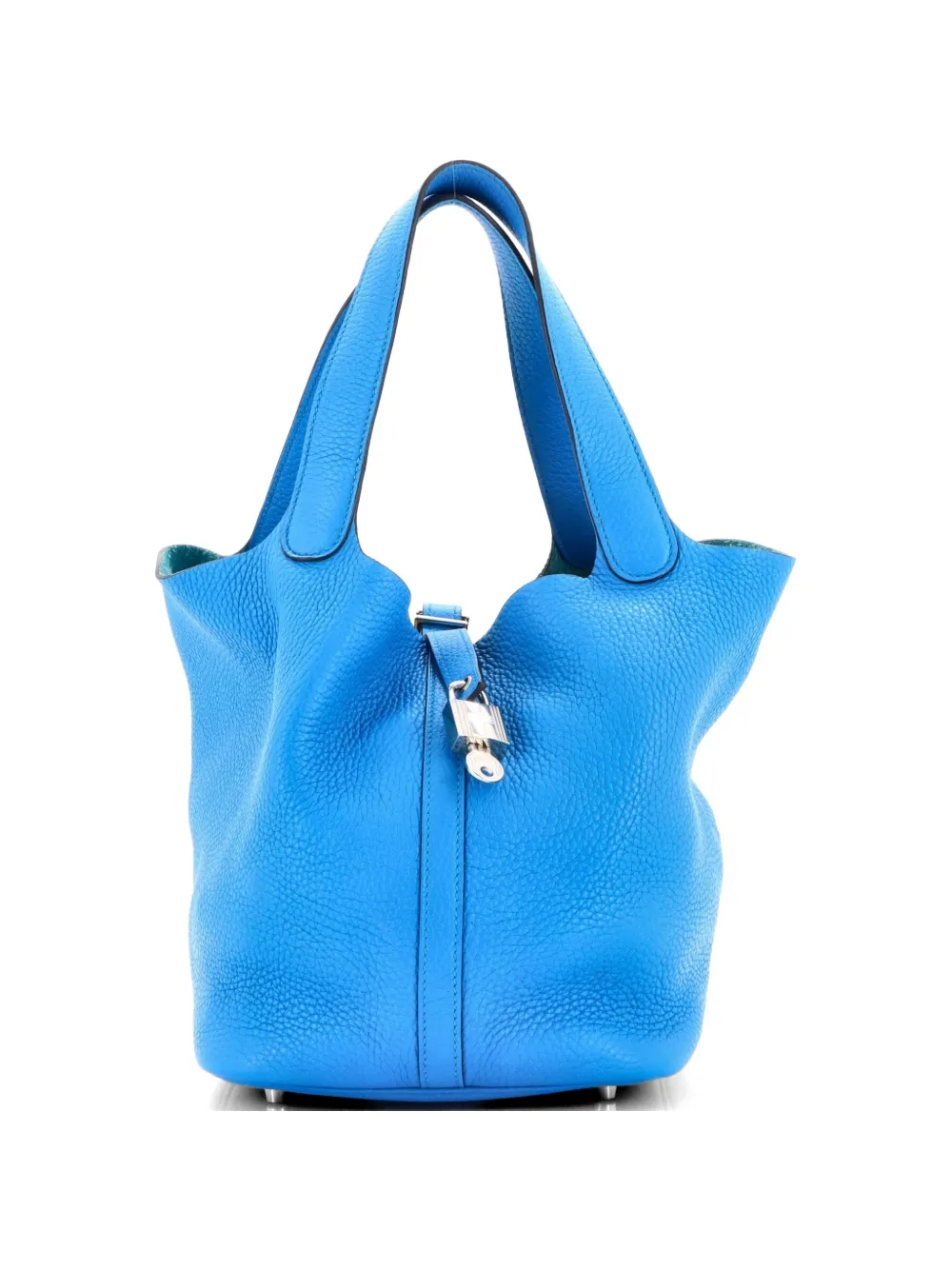 Hermès Pre-Owned Picotin Lock Bag Clemence MM bucket bag - Blau