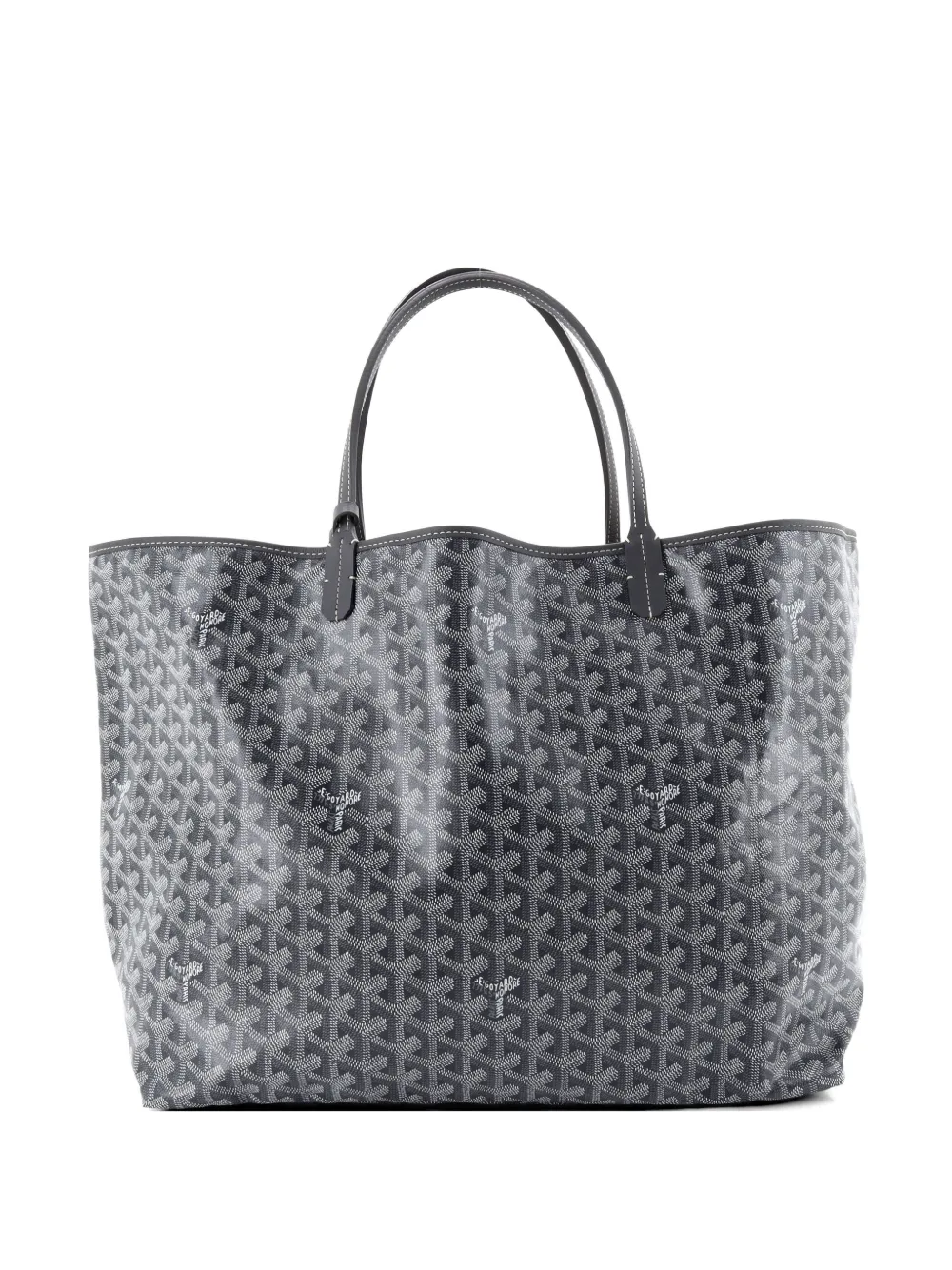 Goyard Pre-Owned Borsa tote reversibile Saint Louis GM in tela cerata e tela con stampa - Grigio