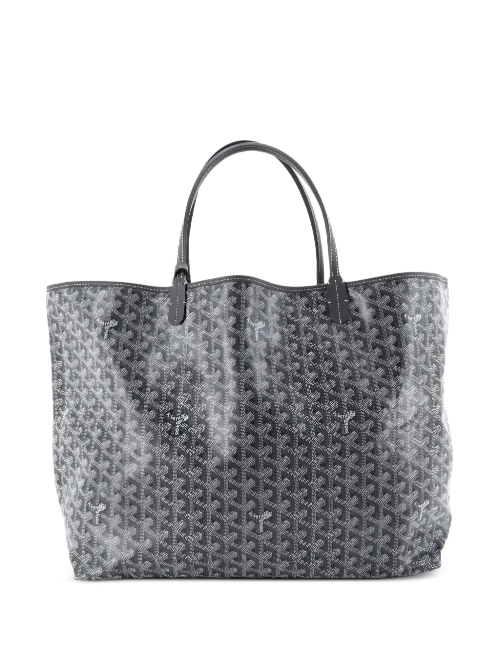 Goyard Pre-Owned Borsa tote reversibile Saint Louis GM in tela cerata e tela con stampa - Grigio