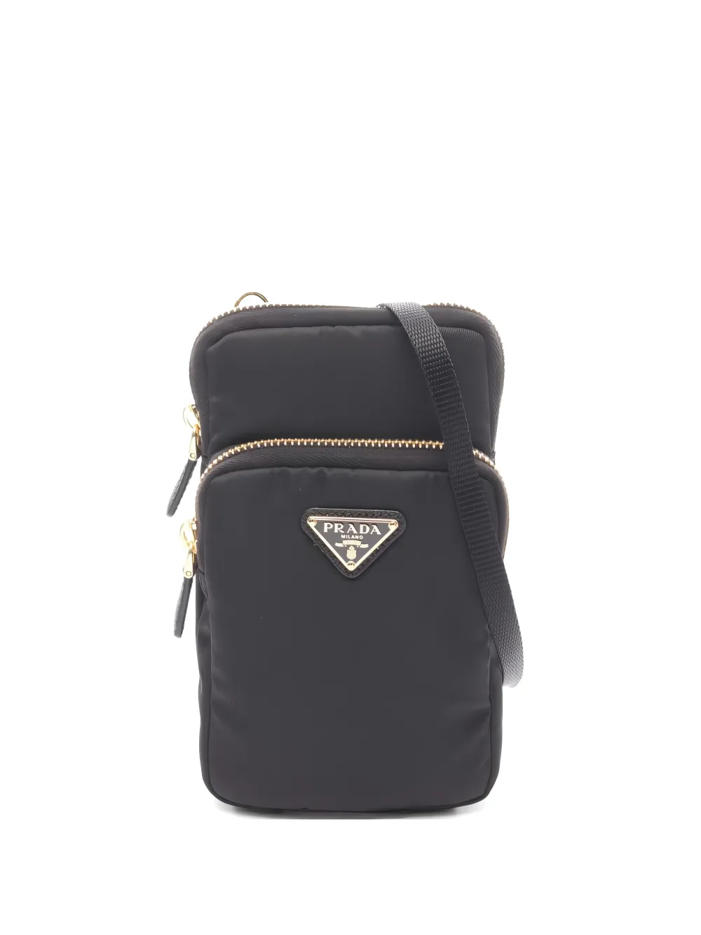 Prada Pre-Owned 2020s phone-case crossbody bag - Black