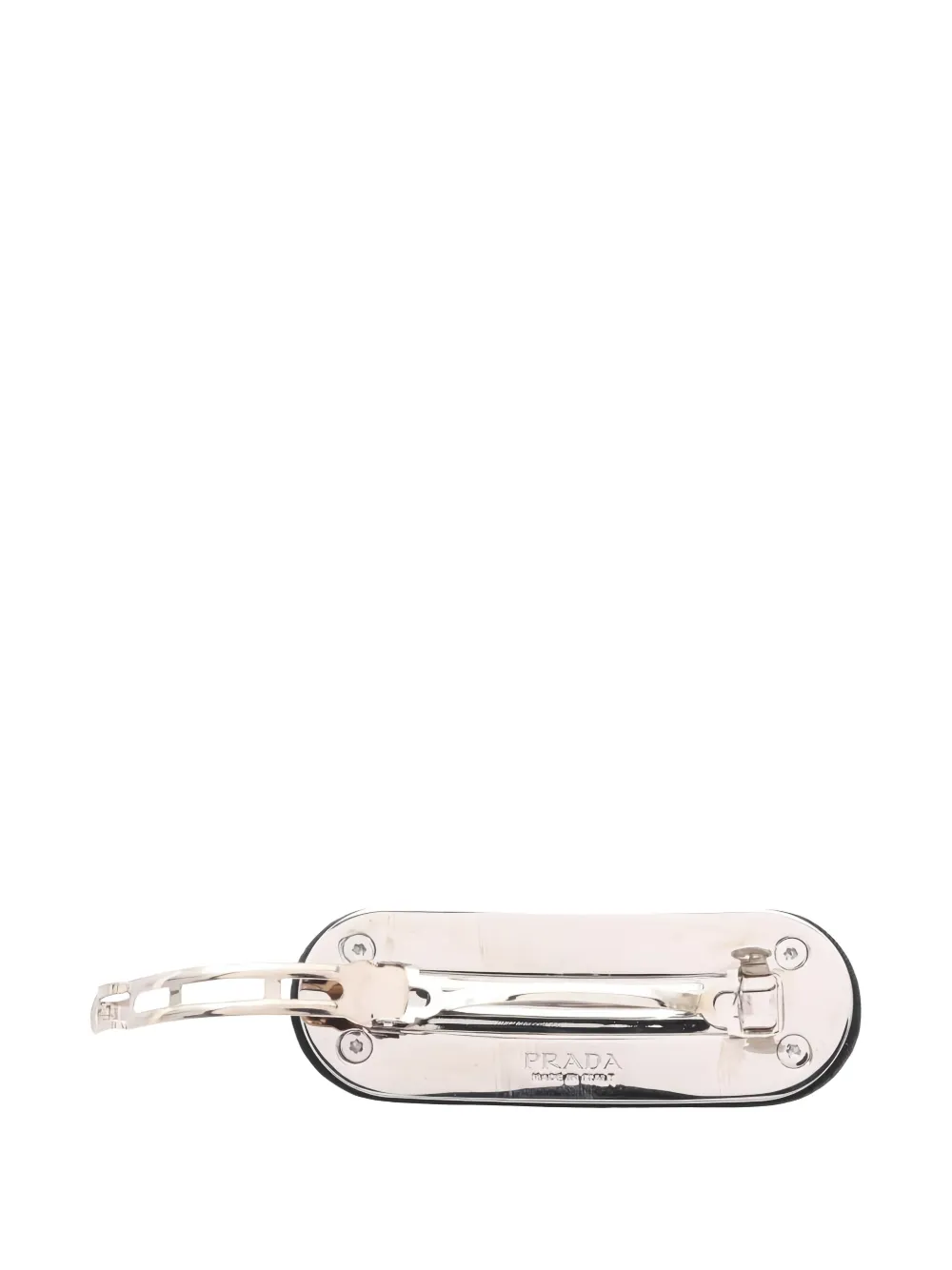Prada Pre-owned 2020s Nylon Hair Clip in Black, view 2