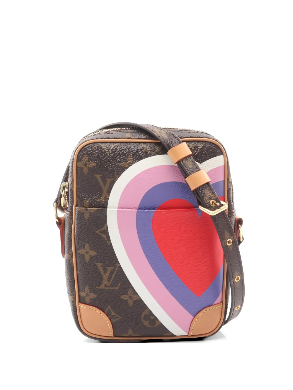 Louis Vuitton Pre-Owned 2020 Panam Game On monogram crossbody bag - Braun