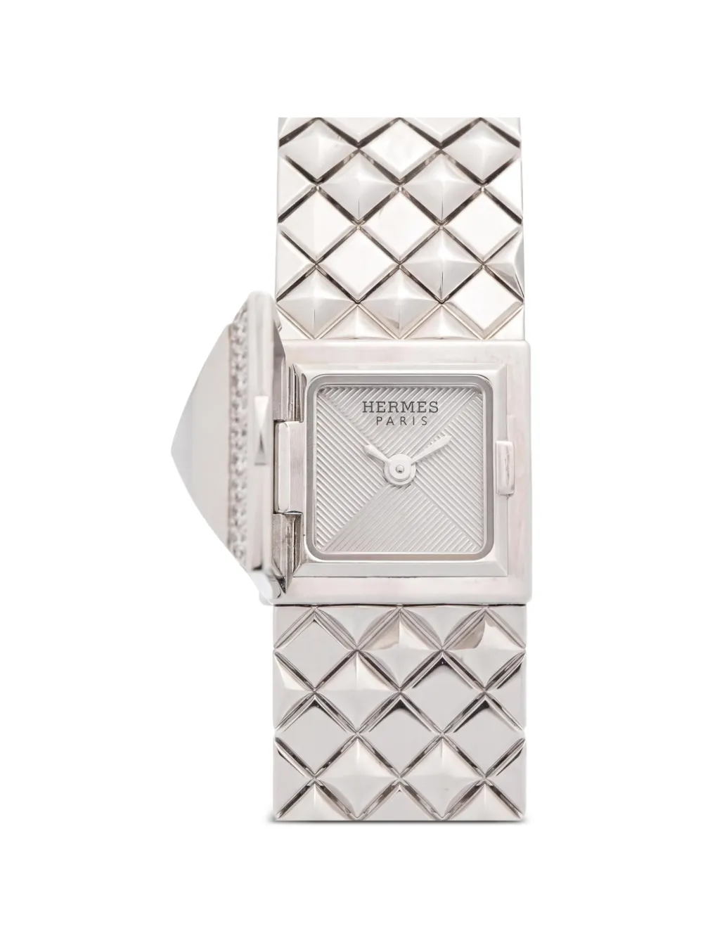 Hermès Pre-Owned 2010s min Médor Joaillerie 15mm watch - Silber