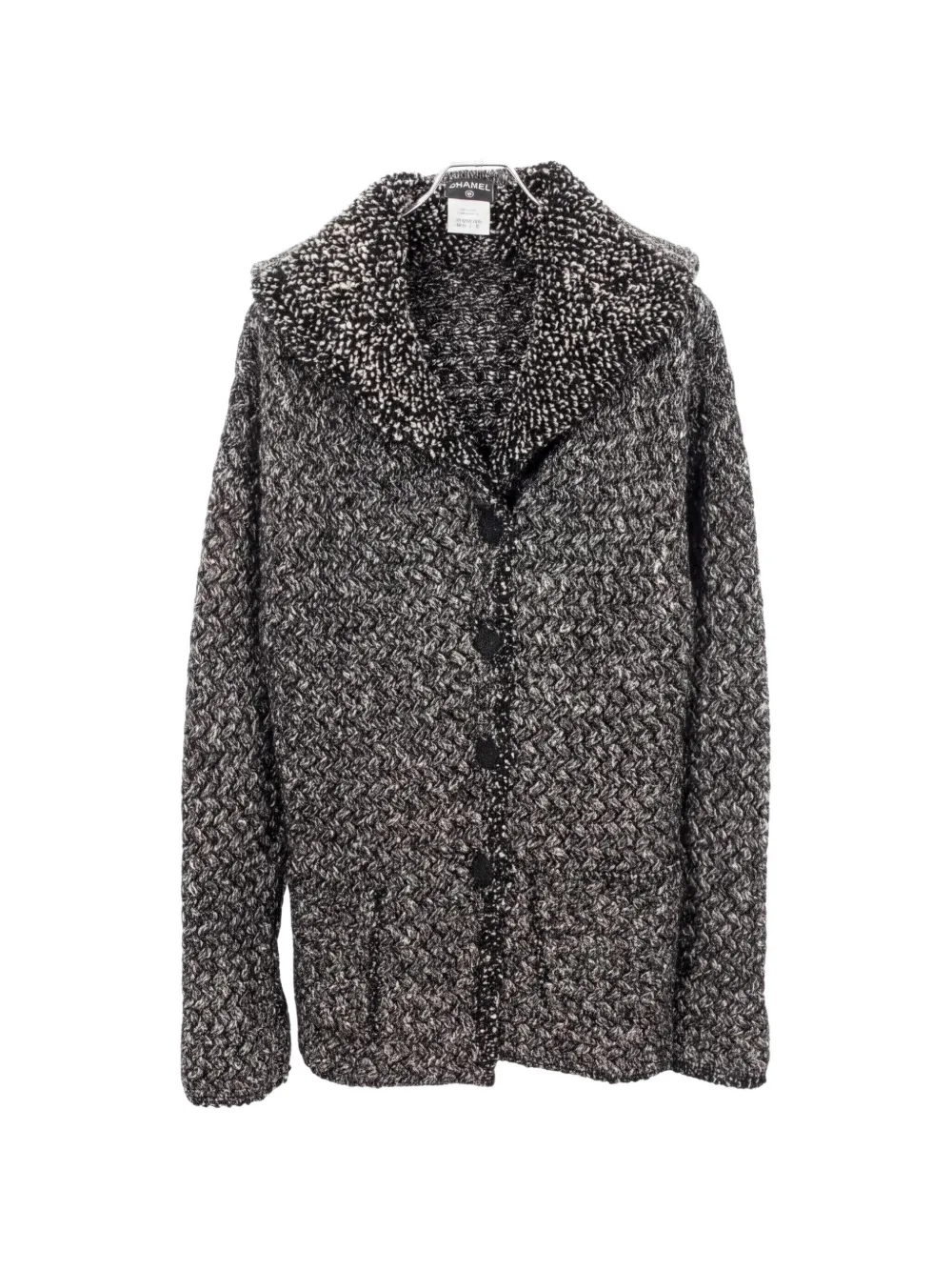 CHANEL Pre-Owned 1986-1988 Cocomark single-breasted coat - Nero
