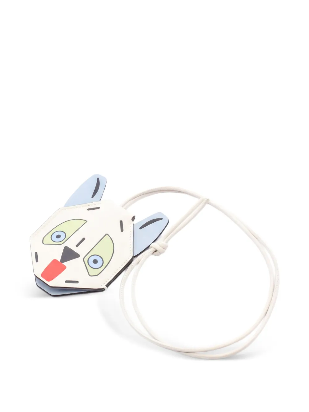 Loewe Pre-Owned 2020s Futurist cat bag charm - Nude
